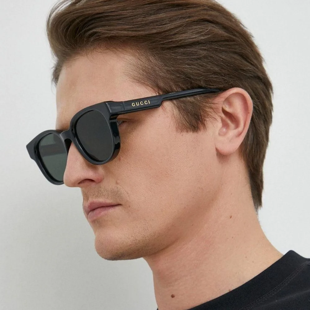 NEW UNISEX GUCCI SUNGLASSES GG1237S 004 GUCCI ROUND EYEWEAR GG1237 BLACK… - Picture 7 of 9